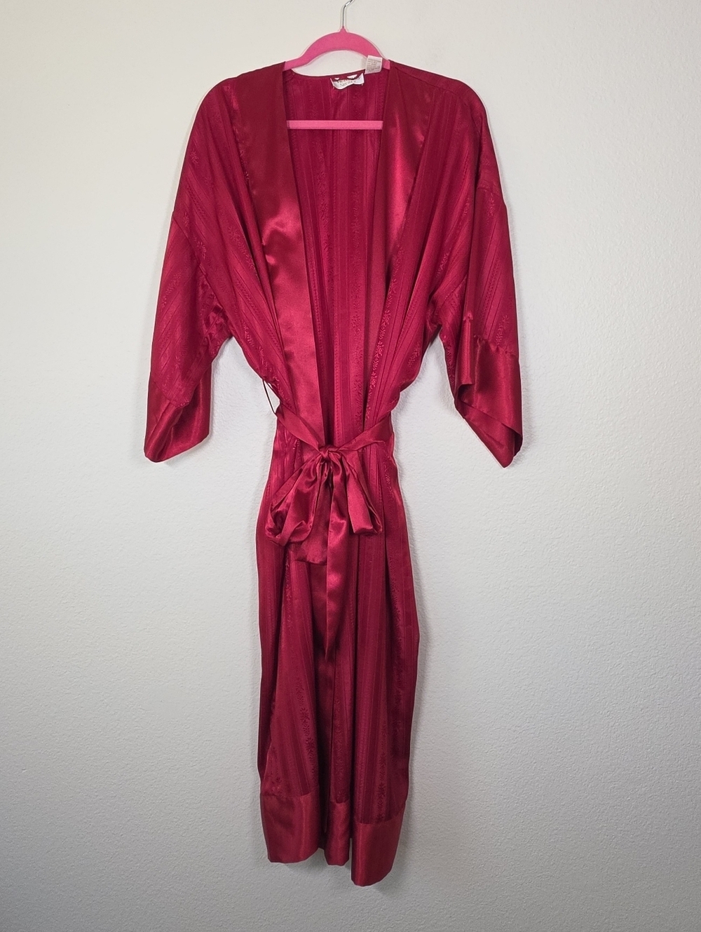 Vintage Victoria's Secret Gold Labe Red Robe P/S